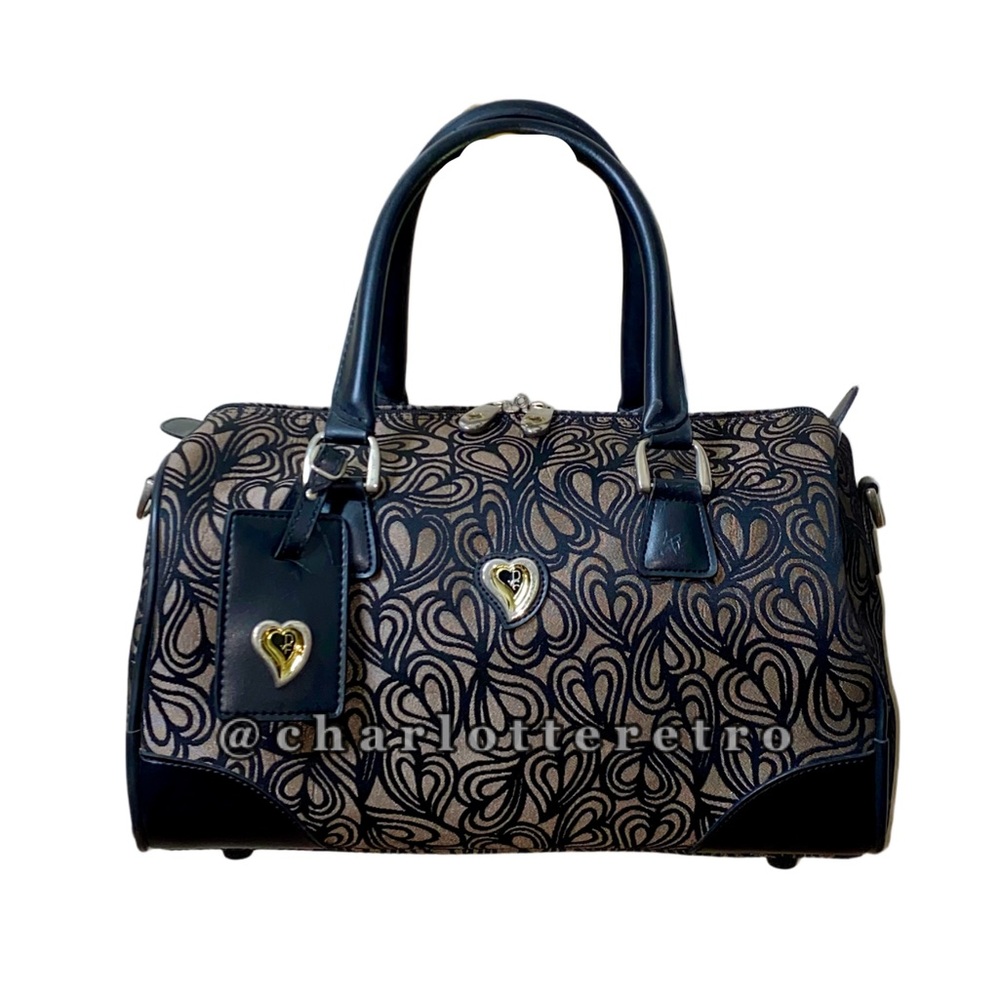 vtg DVF • Diane von Furstenburg • All-over Hearts Doctor Bag w Feet - Picture 13 of 13